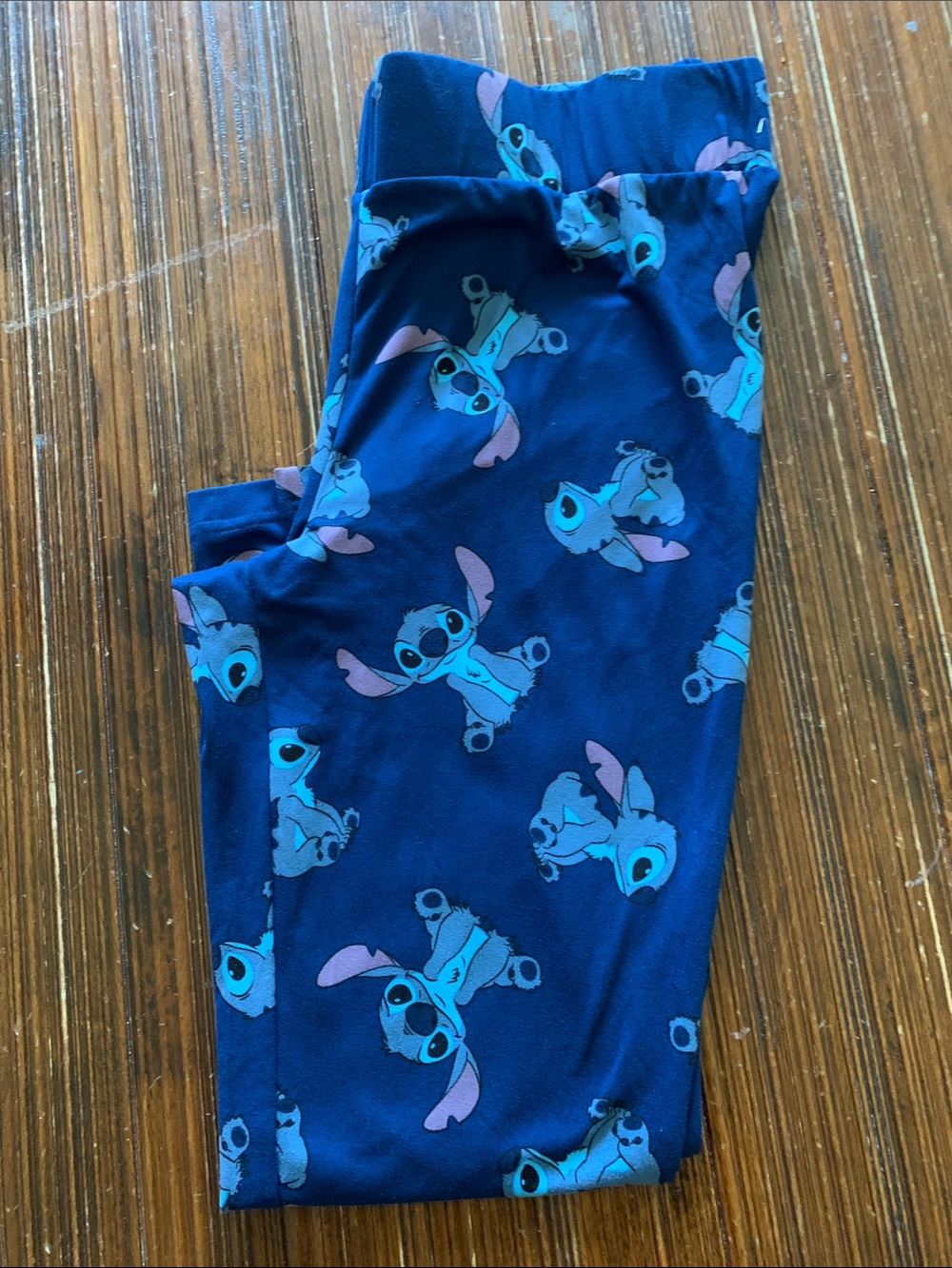 Disney Blue Stitch Print Pajama Pants